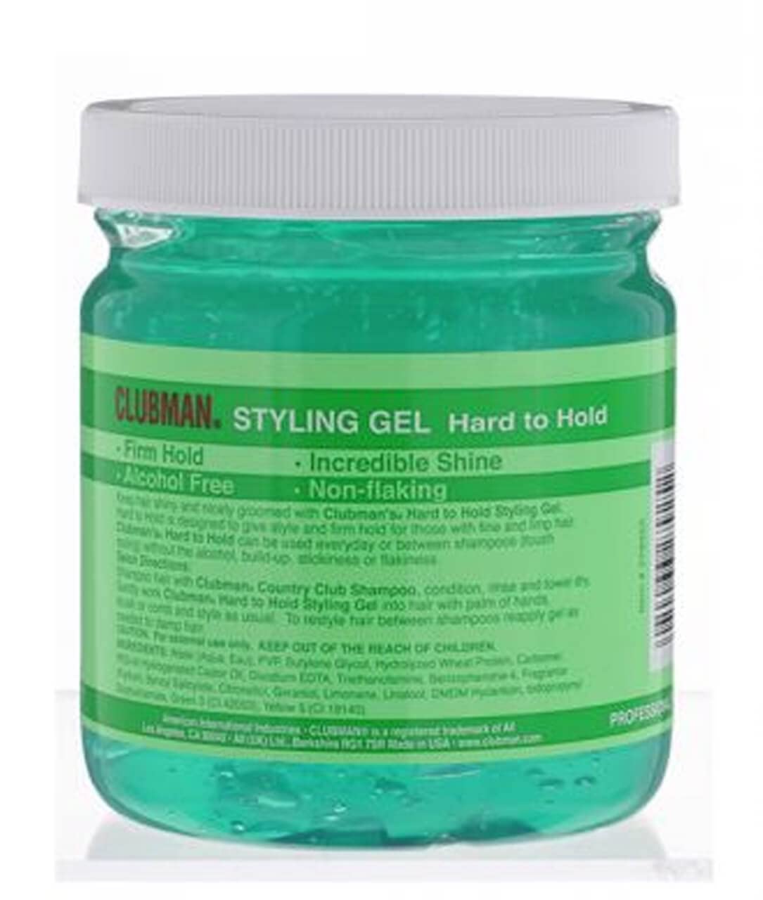 Pinaud Clubman Styling Gel Hard To Hold 16 oz Beauty & Personal Care Clubman