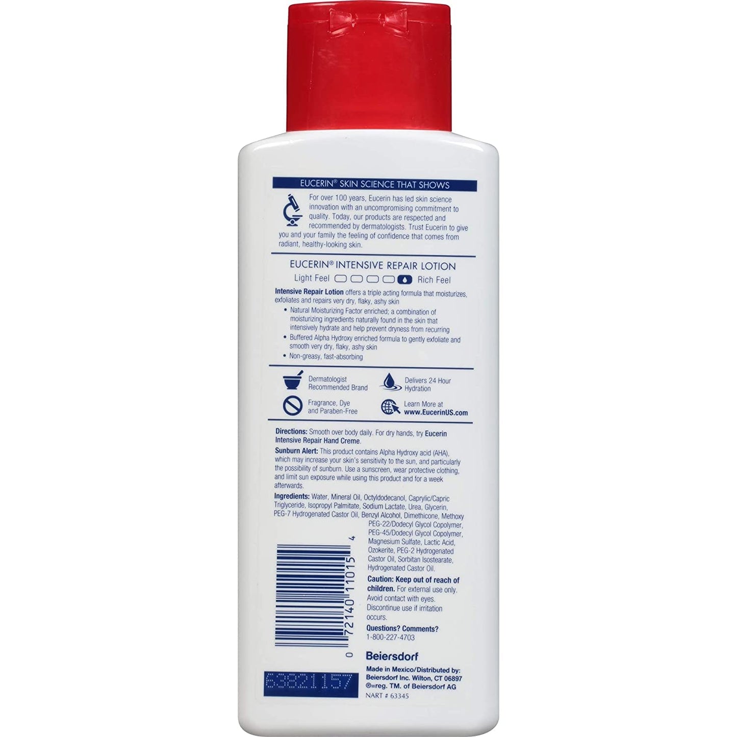 Eucerin Plus Intensive Repair Lotion, 8.4 oz Beauty & Personal Care Eucerin