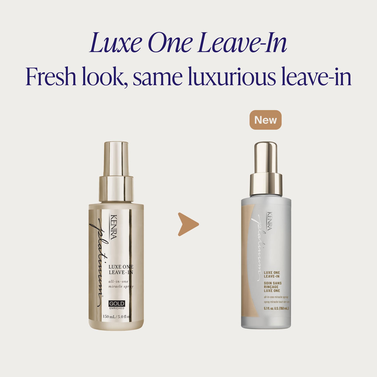 Kenra Professional Platinum Luxe One Leave-In | All-In One Miracle Spray | Hydrates, Smooths and Softens | Controls Frizz & Resists Humidity | Heat
