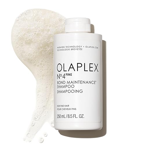 Olaplex Nº. 4 FINE Bond Maintenance Shampoo: Volumize & Strengthen | Gently Cleanse & Non Stripping | For Coily, Curly, Straight, and Wavy, 250 mL Beauty & Personal Care Olaplex