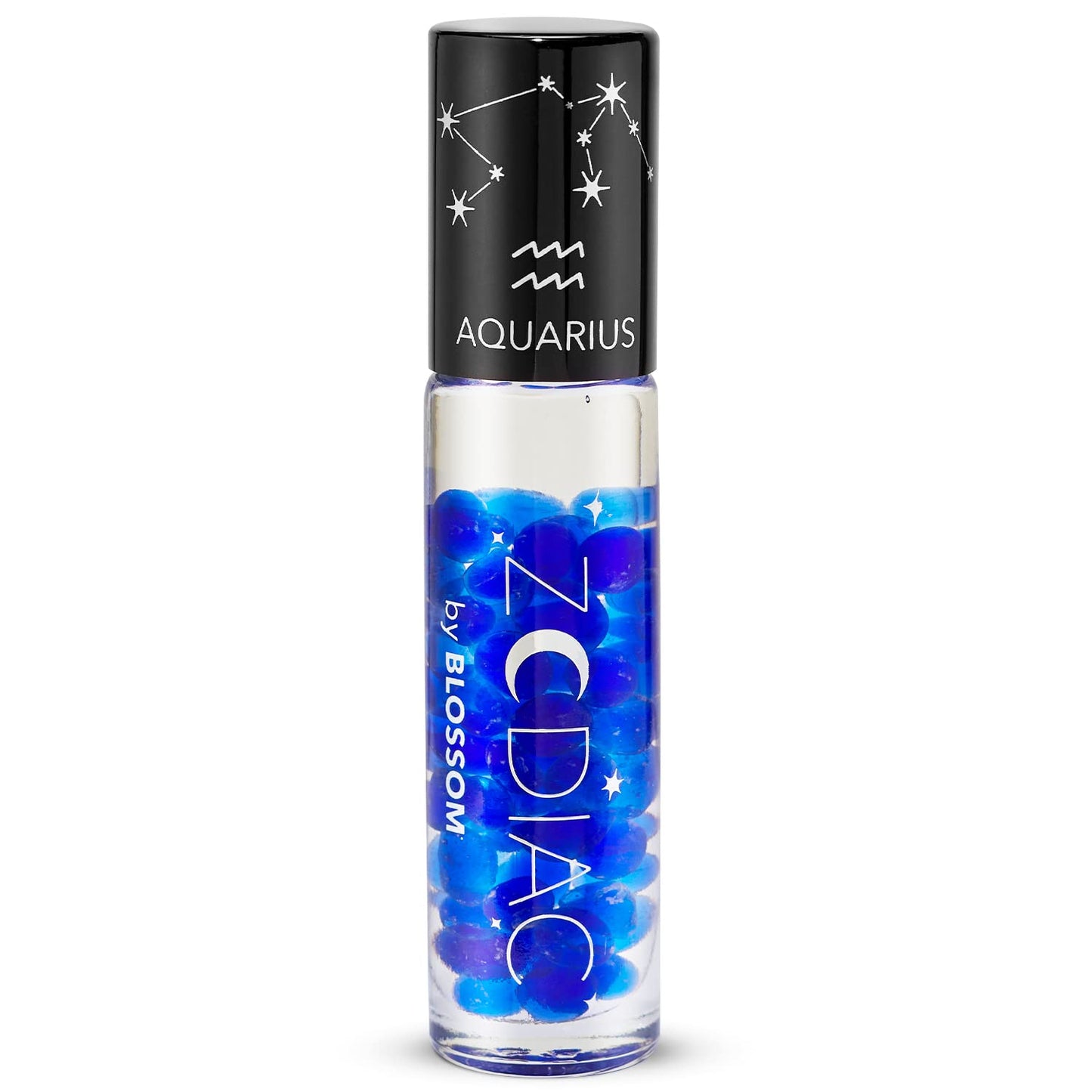 Blossom Lip Gloss Zodiac Sign Vanilla Scented Roll-On Lip Gloss, Moisturizing + Hydrating with Zodiac Crystals, Made in USA, 0.20oz, Aquarius Beauty & Personal Care Blossom