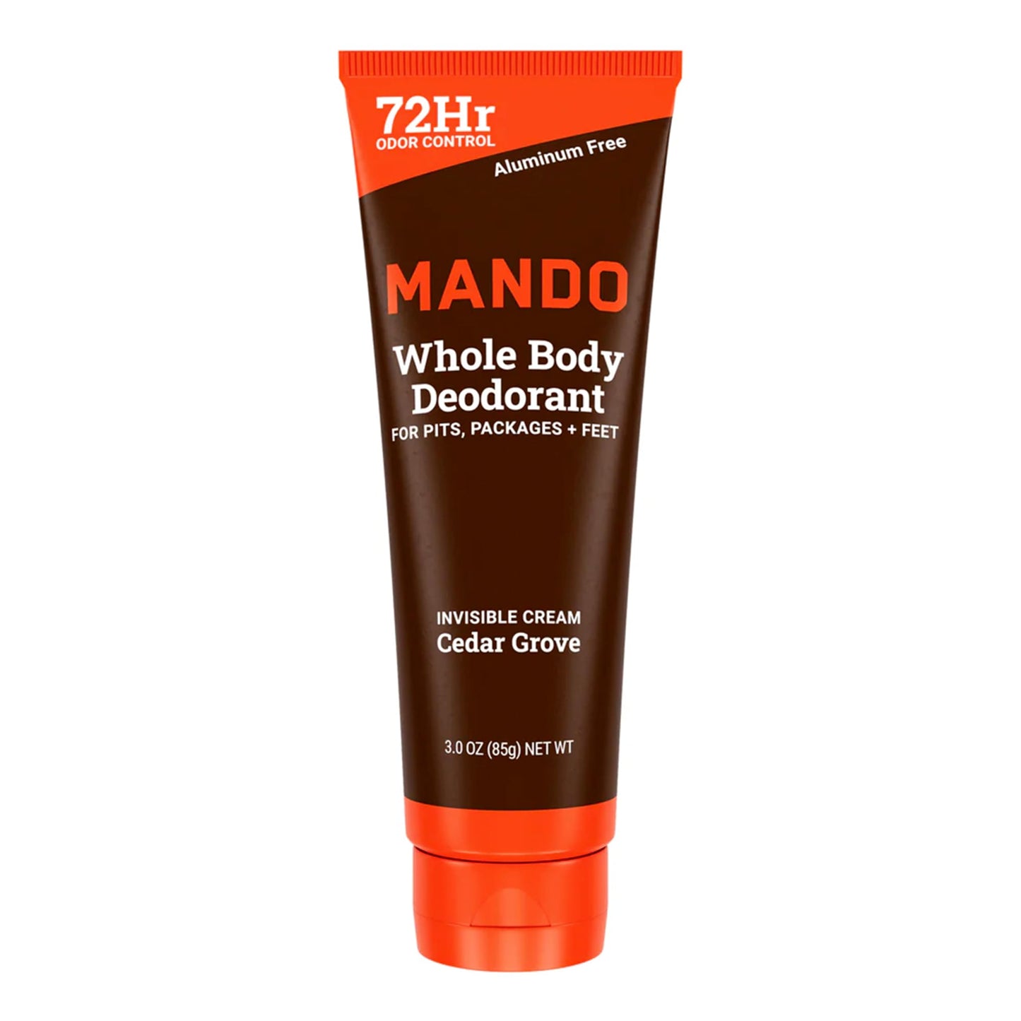 Mando Whole Body Deodorant - Men's Aluminum-Free Invisible Cream Deodorant - Cedar Grove - 3.0 Oz - Pack Of 01 Beauty and Personal Care Mando