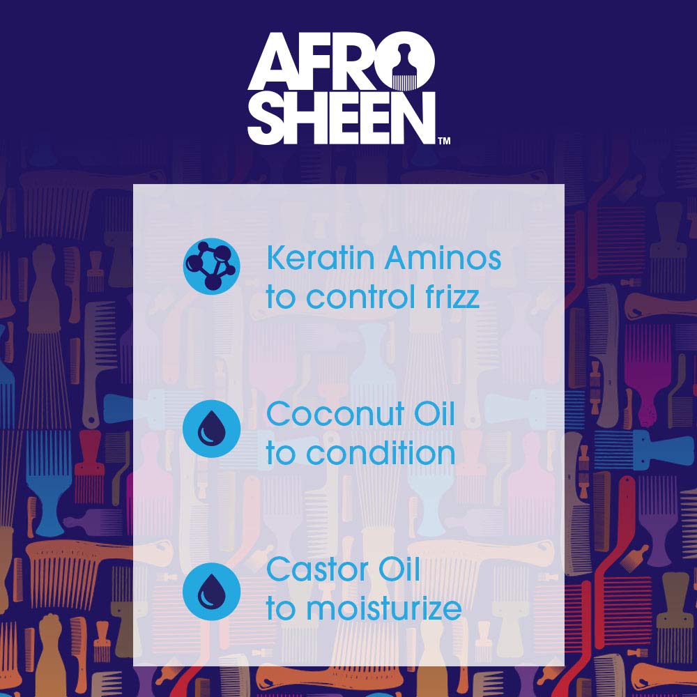 Afro Sheen 'Fro Out Blow-Out Spray. Protects Hair & Controls Fizz. 6 Oz. Beauty & Personal Care Afro Sheen