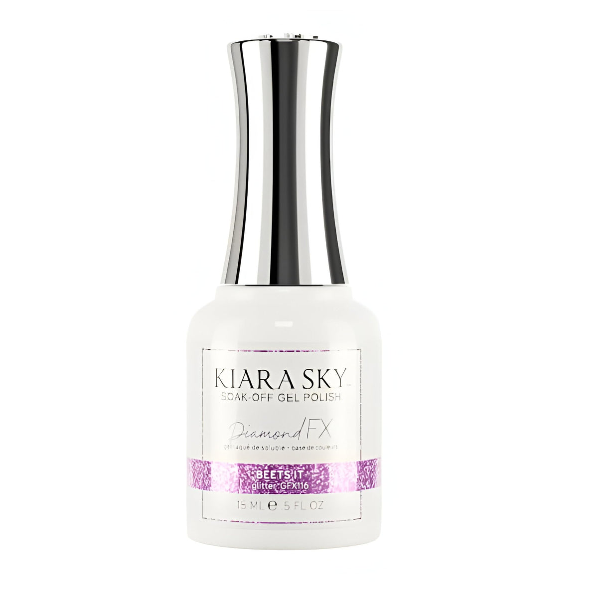 KIARA SKY Diamond FX Reflective Gel Polish (Beets It)