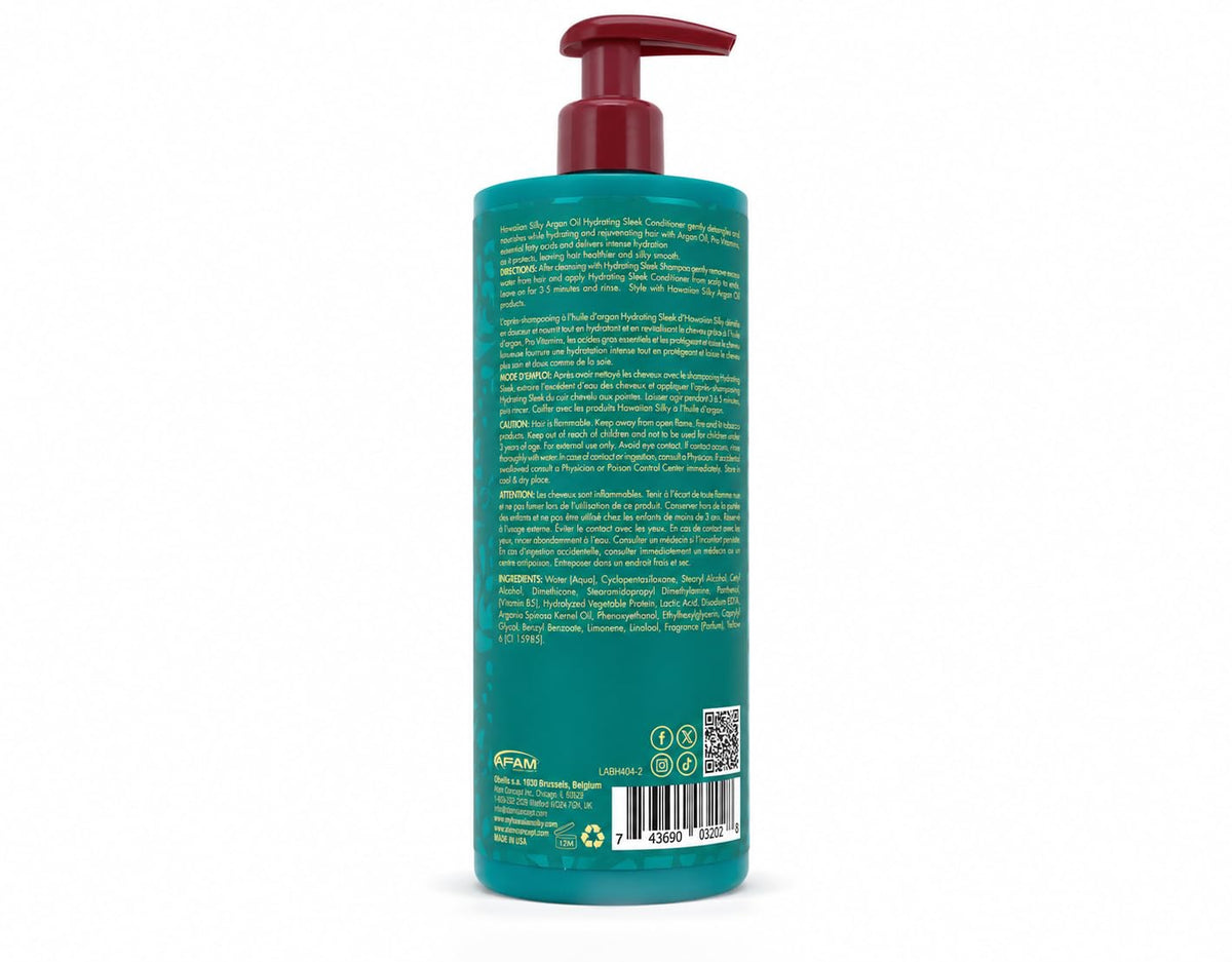 Hawaiian Silky Argan Oil Hydrating Sleek Conditioner, 16 fl oz