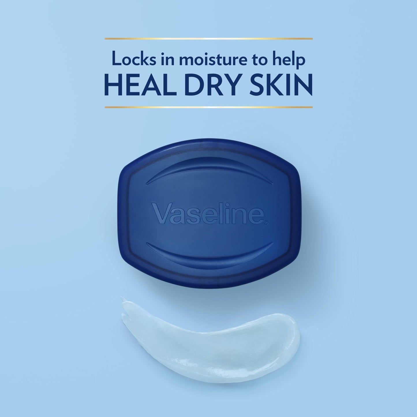 Vaseline Petroleum Jelly Travel-Size 2-Pack - Hypoallergenic Skin Protectant, Unscented Healing Ointment for Beauty & Personal Care, 1.75 Oz Ea Beauty & Personal Care Vaseline