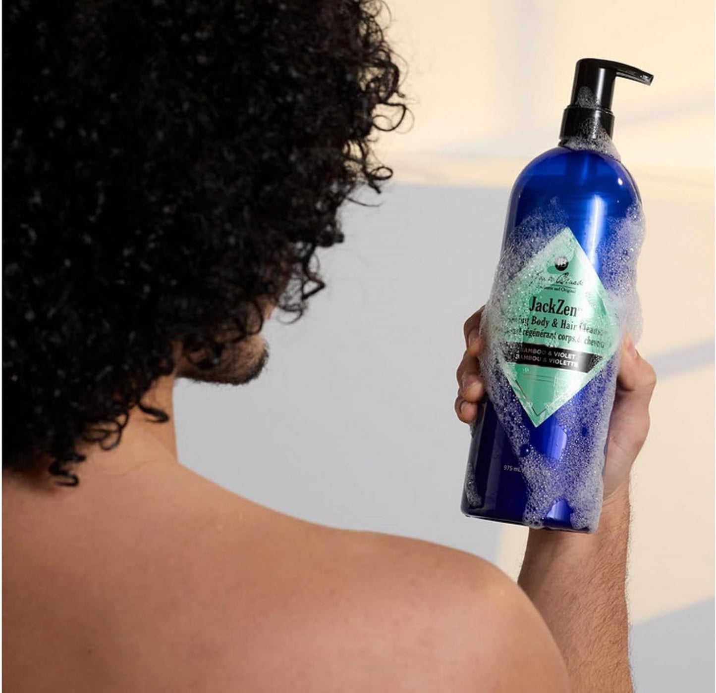 Jack Black JackZen Renewing Body & Hair Cleanser, 10 Fl Oz - Bamboo & Violet - Mens Body Wash, Mens Shampoo, Skin Care, Hair Care, Dual-Purpose Body Beauty & Personal Care Jack Black