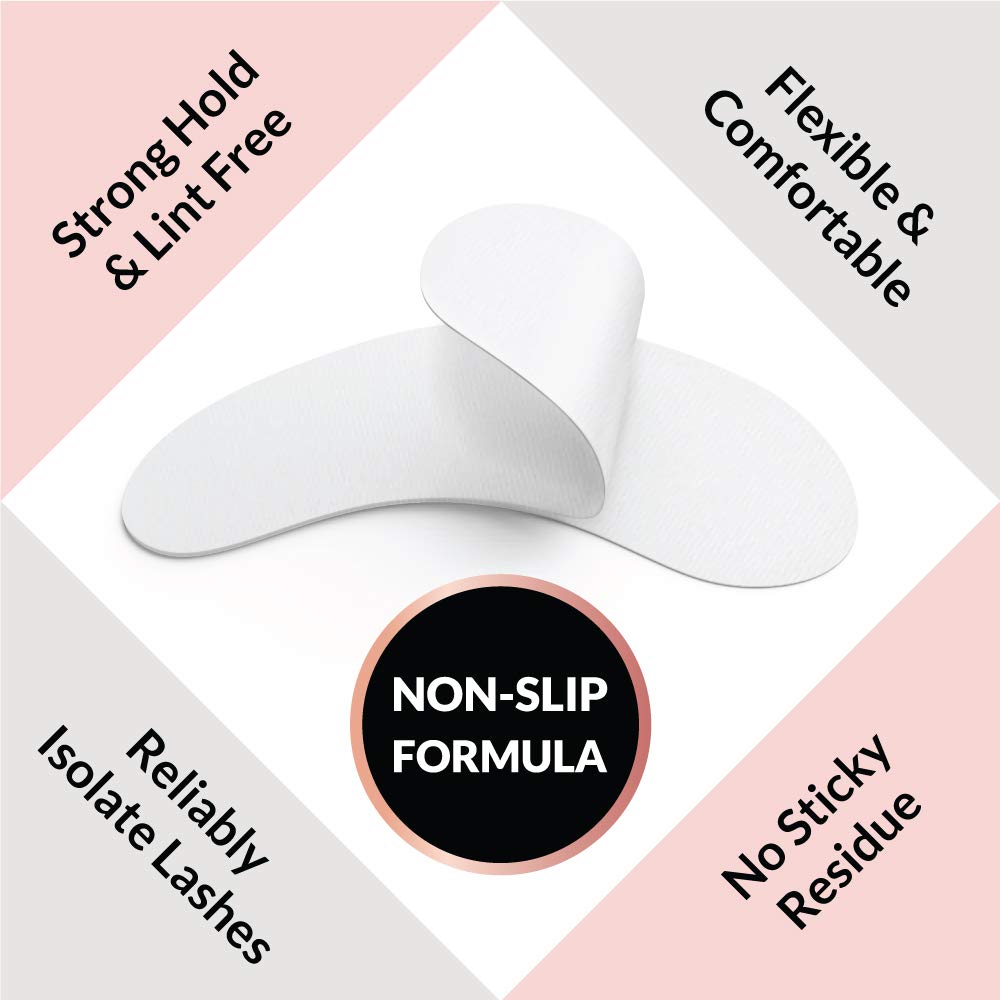 100 Pairs Under Eye Pads for Lash Extensions - Lint Free Hydrogel Eye Patches with Vitamin C & Moisturizing Aloe Vera for Eyelash Extension & Lash Beauty & Personal Care BEAU LASHES