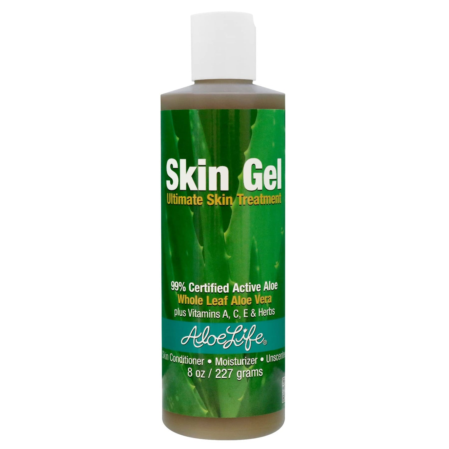 Aloe Life - Skin Gel & Herbs Ultimate Skin Treatment, 99% Certified Organic Whole Leaf Aloe Vera, Vitamins C, A, & E, Head-to-Toe Skin Care Support Beauty & Personal Care Aloe Life