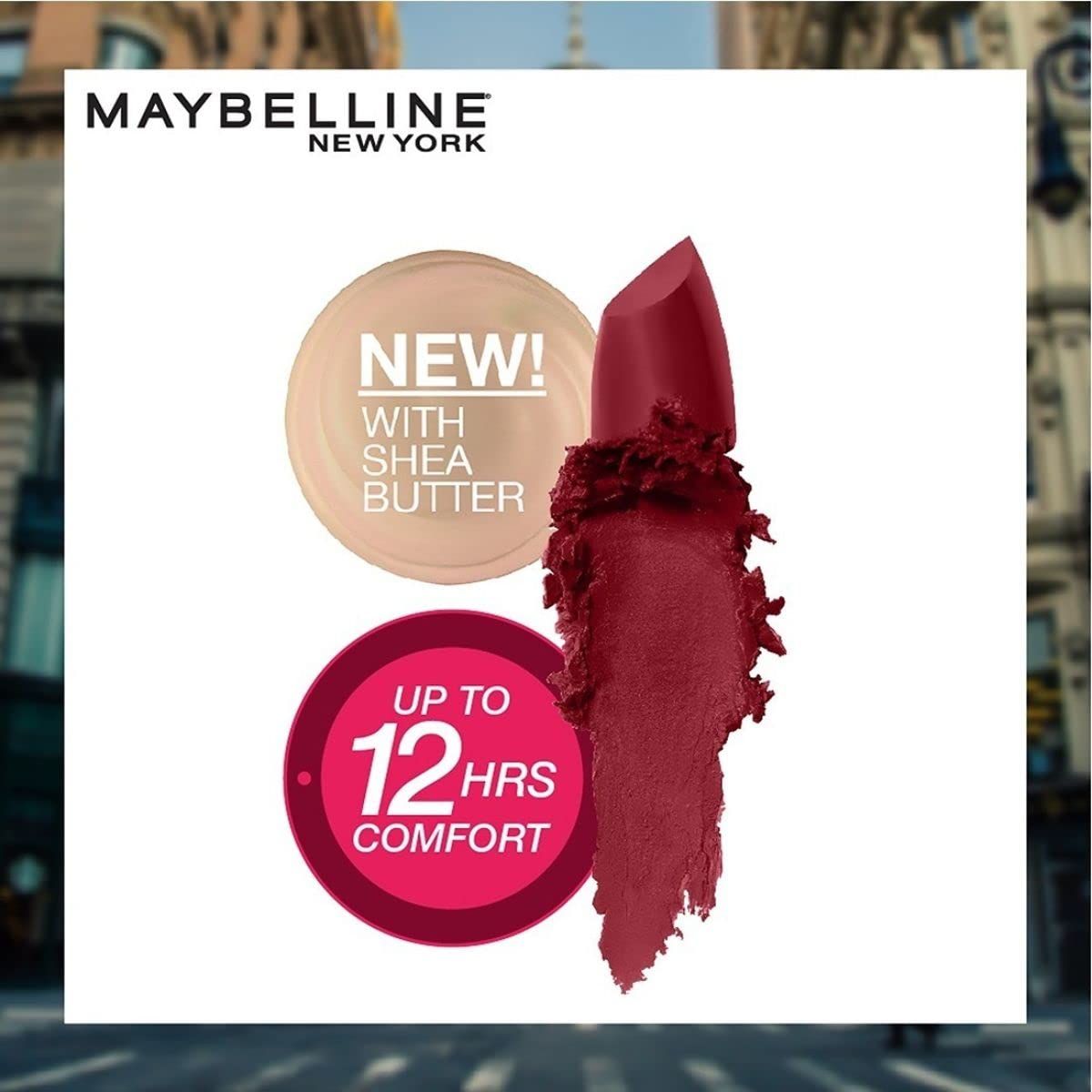 Maybelline Color Sensational Creamy Matte Lipstick, Divine Wine, 0.15 oz. Beauty & Personal Care MAYBELLINE