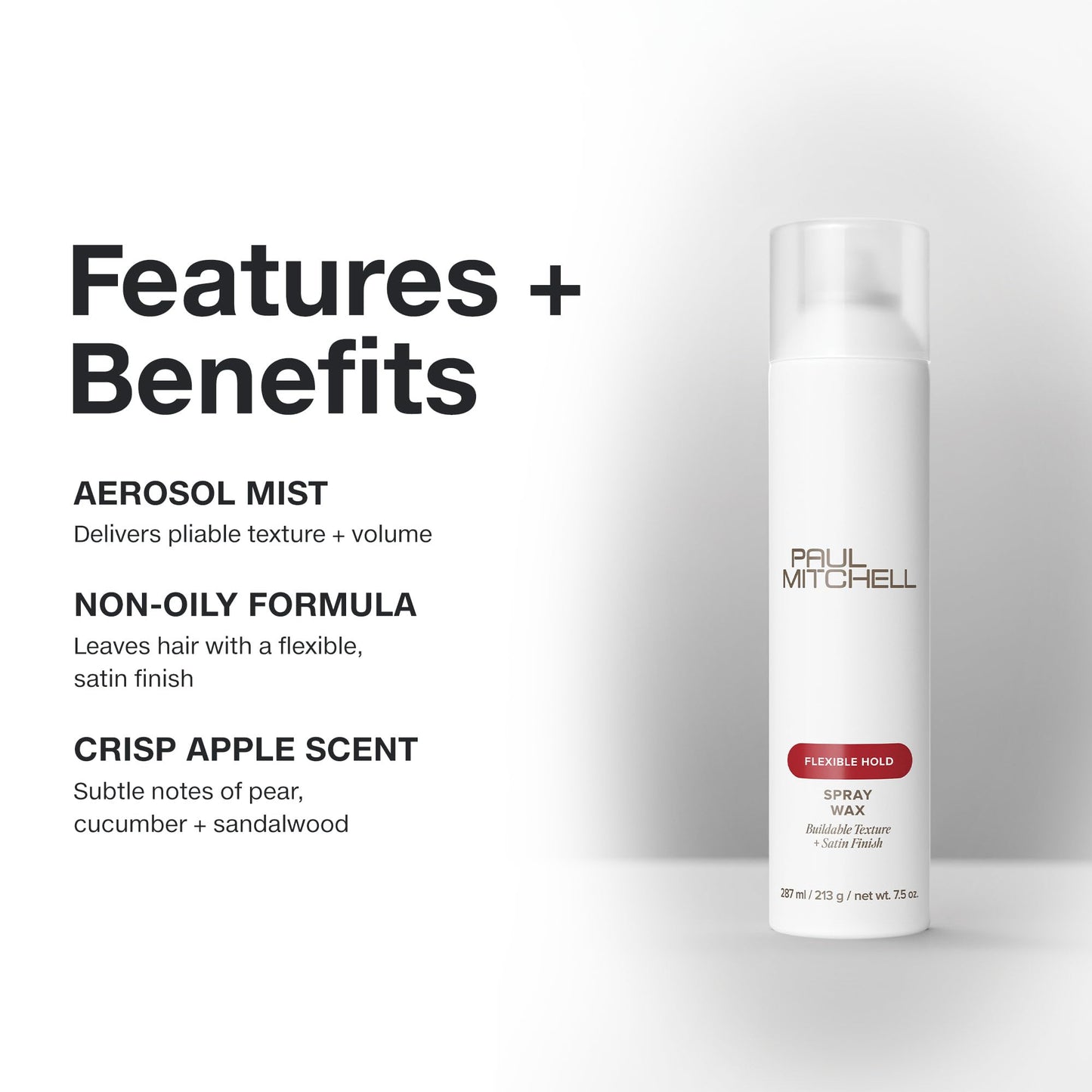 Paul Mitchell Spray Wax, Pliable Texture, Satin Finish, For All Hair Types, Especially Fine to Medium, 7.5 oz Beauty & Personal Care Paul Mitchell