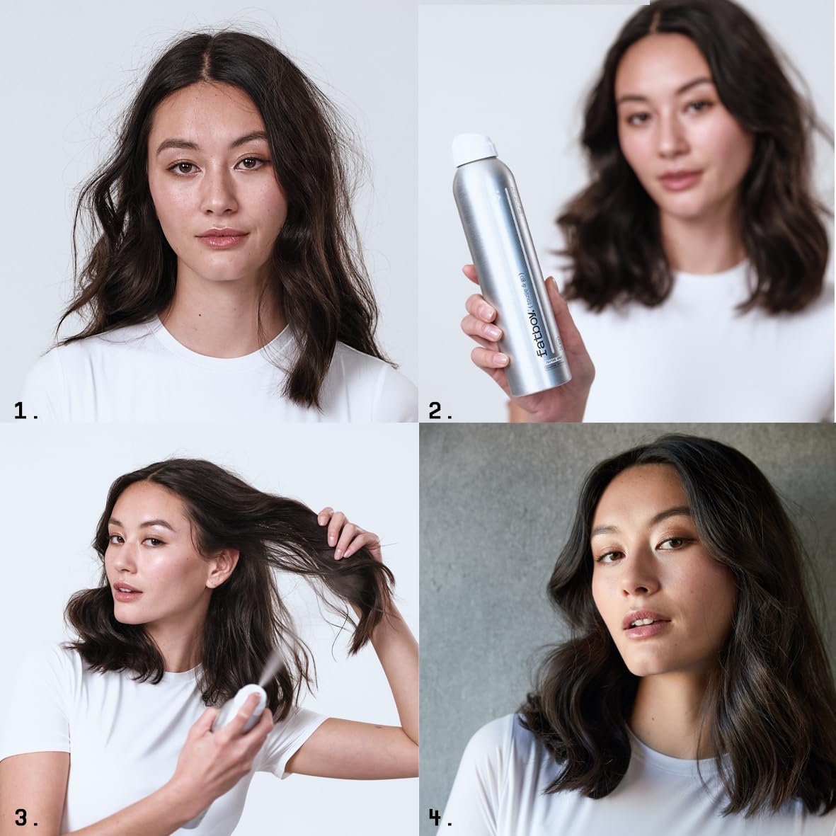 Fatboy Tousle & Go Hair Spray with Aloe Vera & Sunflower Seed Extract, Lightweight Hold Hair Texture Spray for Volume, Tousled Finish, Hair Care Beauty & Personal Care Fatboy Hair