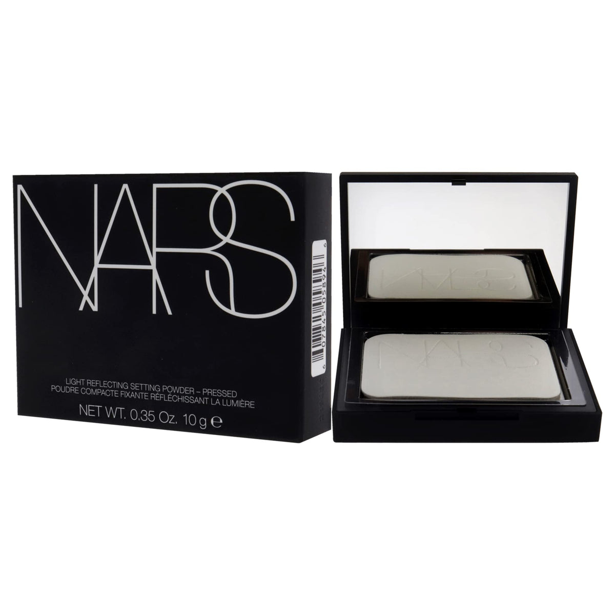 NARS Translucent Crystal Light Reflecting Setting Powder - Pressed - New Version - Full Size with Applicator, 0.35 Ounce (Pack of 1)