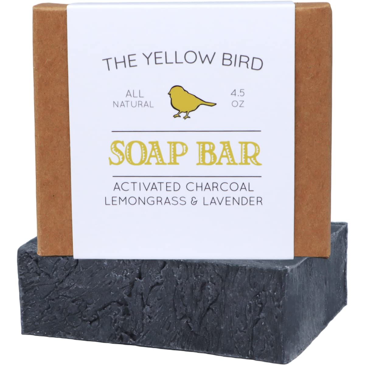 The Yellow Bird Natural Charcoal Soap Bar for Face, Body, Acne, and Sensitive Skin. Handmade with Organic Ingredients & Essential Oils Beauty & Personal Care The Yellow Bird