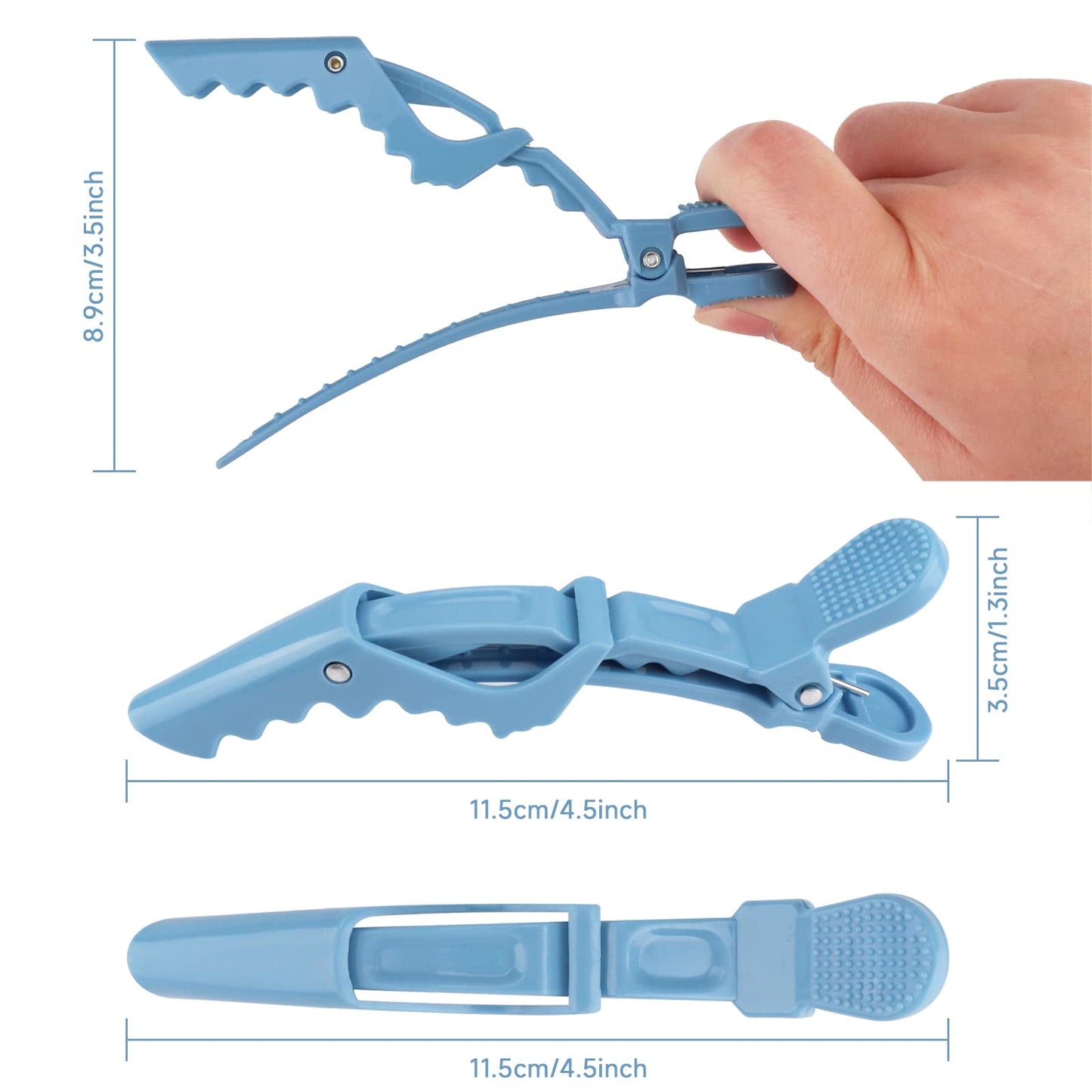 OBSCYON Plastic Non Slip Hair Clips for Women, Professional Alligator Hair Clips, Hair Styling Clips Sectioning Clips of Hair Salon (10PCS Macaroon) Beauty & Personal Care obscyon