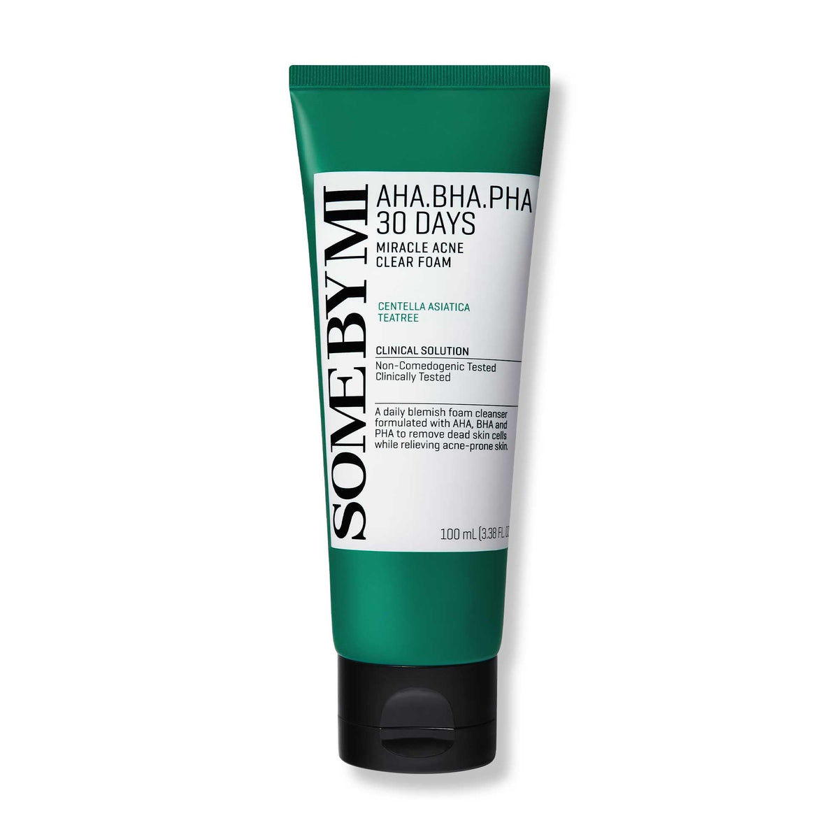 SOME BY MI AHA BHA PHA 30 Days Miracle Acne Clear Foam - 3.38oz, 100ml - Korean Acne Face Wash for Smooth & Clear Skin - Salicylic Acid Cleanser Beauty & Personal Care SOME BY MI