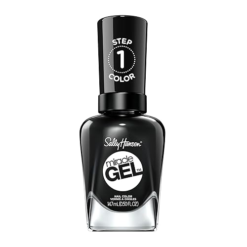Sally Hansen Miracle Gel Salon Quality Nail Polish | Gel-Like Formula, Two-Step System, No UV Light Needed, Long Lasting | Opaque, | Opaque, Glossy | Beauty & Personal Care Sally Hansen