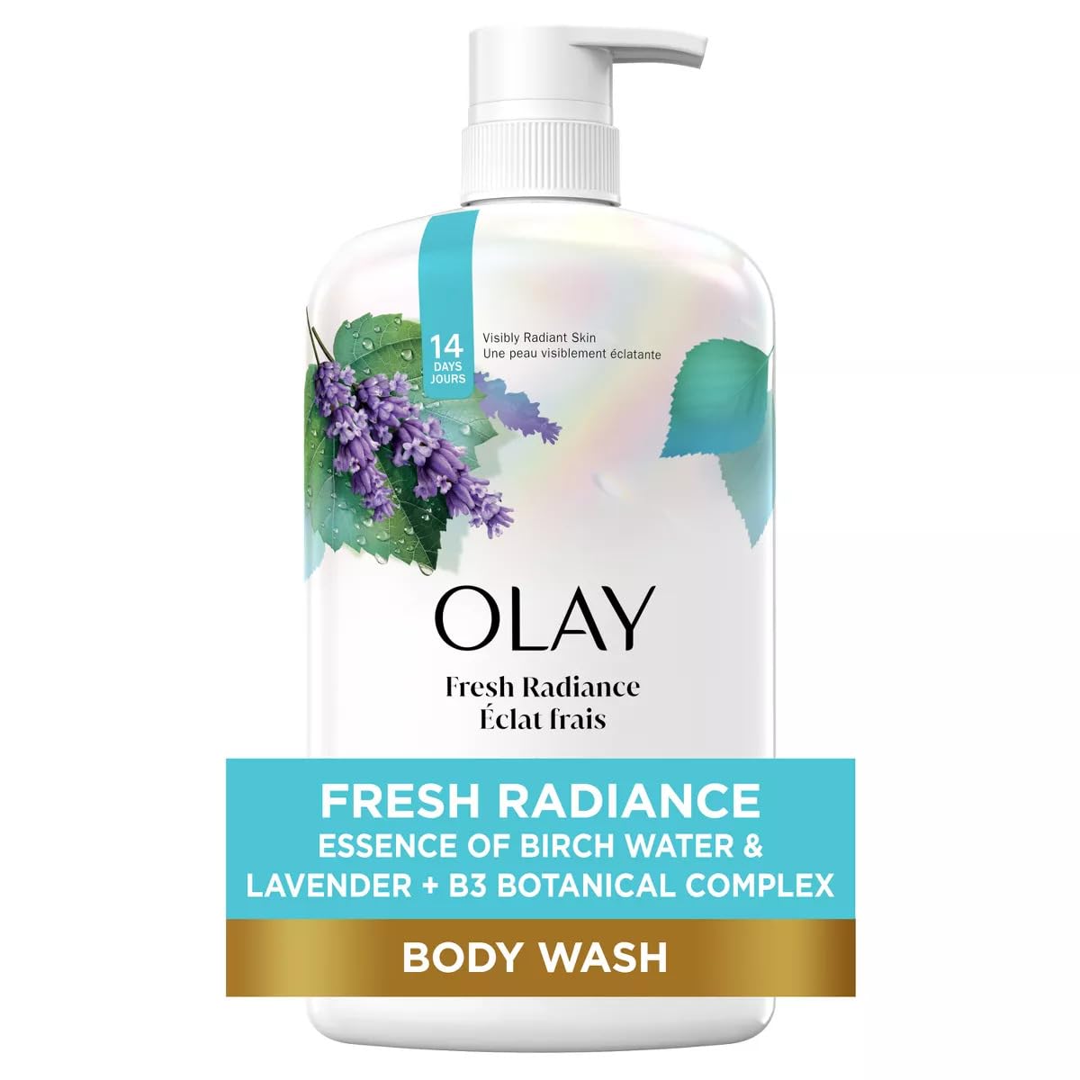 Olay Body Wash 33 Ounce Radiance Birch Water & Lavender Beauty & Personal Care Olay
