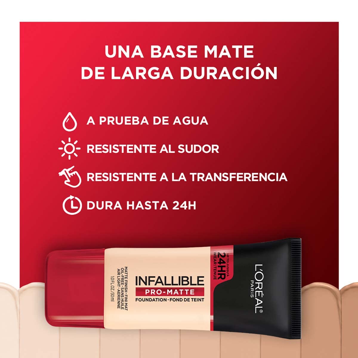 L'Oreal Paris Cosmetics Makeup Infallible Pro-Matte Liquid Longwear Foundation, Shell Beige, 1 fl oz. Beauty & Personal Care L'Oreal Paris