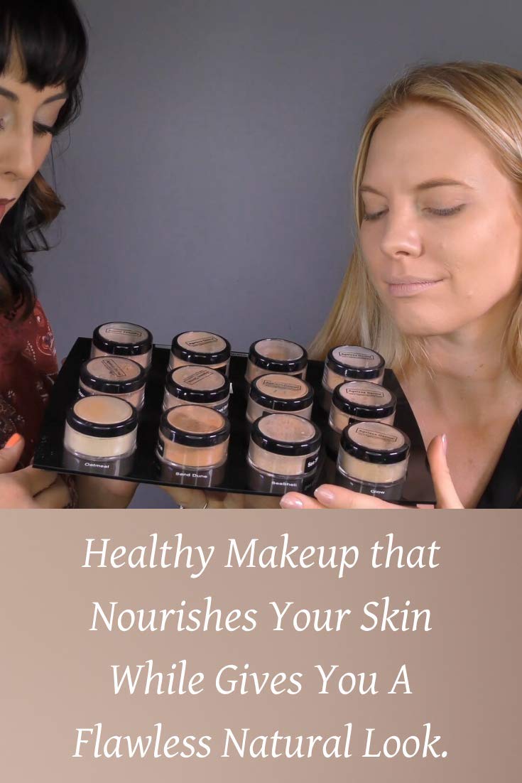 Ageless Derma Mineral Face Powder Foundation Makeup. Natural Full Coverage Loose Foundation with Vitamin and Green Tea. Made in USA Beauty & Personal Care Ageless Derma