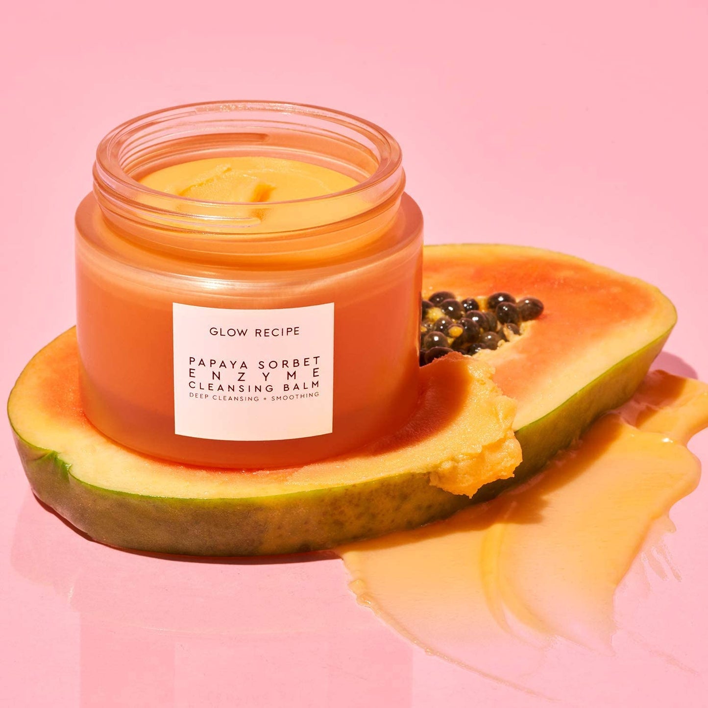 Glow Recipe Papaya Enzyme Cleansing Balm 3.38 oz – Makeup Remover & Gentle Exfoliating Face Wash to Melt Makeup, Even Skin Tone & Hydrate Beauty & Personal Care Glow Recipe