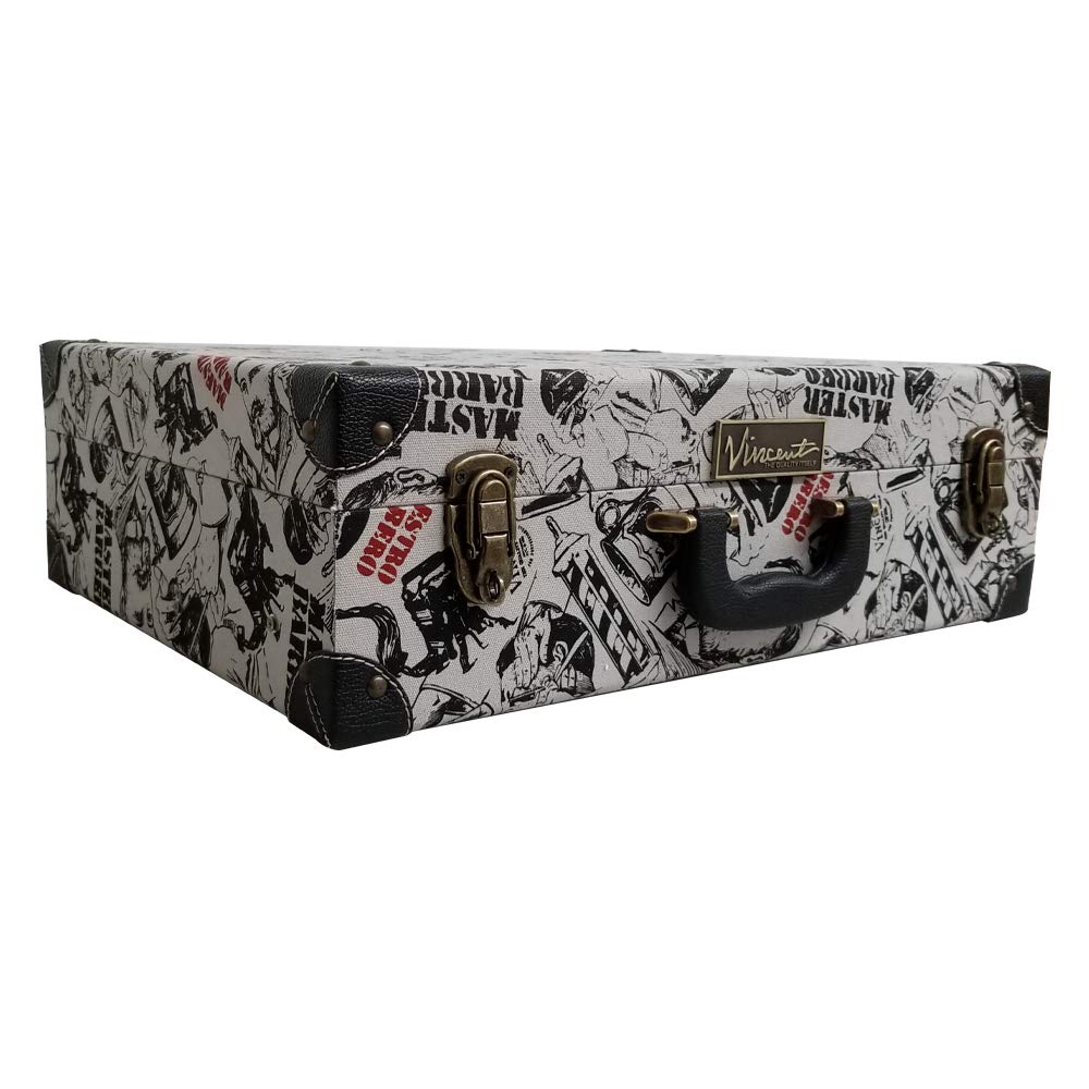 Vincent Master Case Travel Stylist Barber Case Nostalgic Series (Vintage White) Beauty and Personal Care Vincent