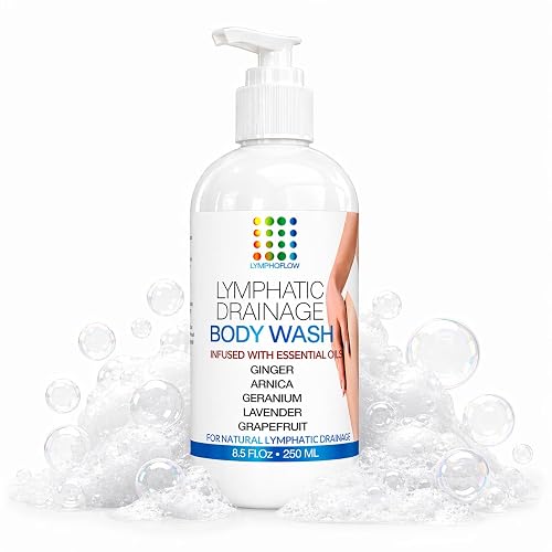 Bruizex Lymphatic Drainage Body Wash - Natural Herbal Shower Gel - for Healthy Lymph Flow & Body Detox, Post Manual or Tool Lymphatic Massage, Post Beauty & Personal Care Bruizex