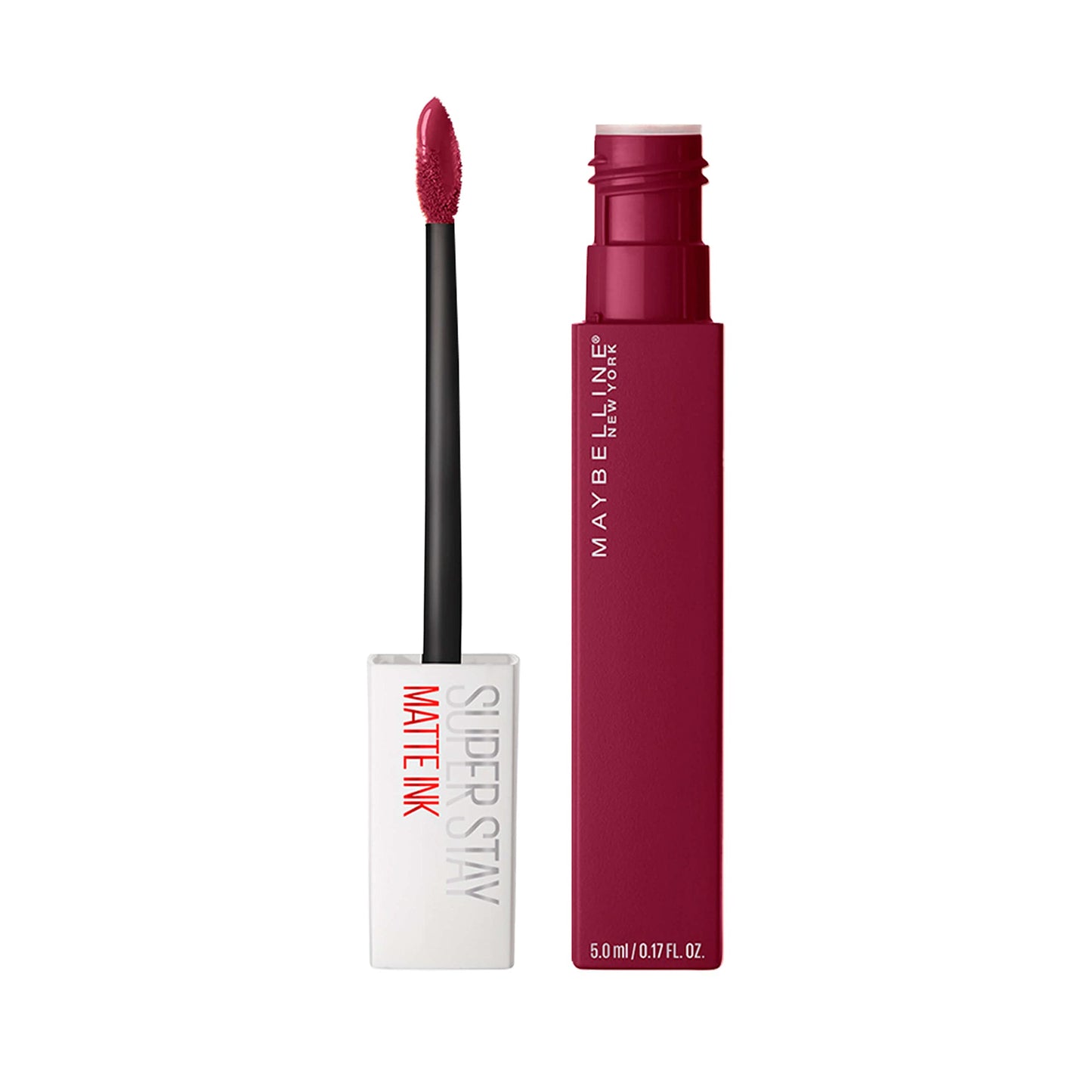 Maybelline Super Stay Matte Ink Liquid Lipstick Makeup, Long Lasting High Impact Color, Up to 16H Wear, Founder, Cranberry Red, 1 Count, Packaging May Beauty & Personal Care MAYBELLINE