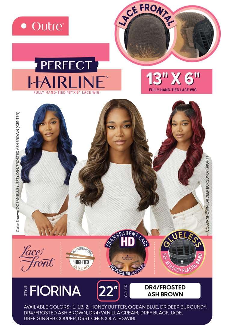 Outre Lace Front Wig - Perfect Hair Line 13X6 - Fiorina (DRFF BLACK JADE)