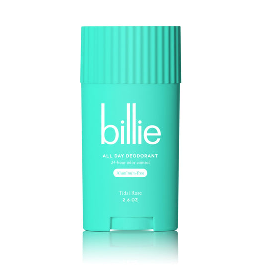 Billie All Day Deodorant, 24-hour Odor Protection, Aluminum-Free, Tidal Rose, 2.6oz Beauty and Personal Care Billie