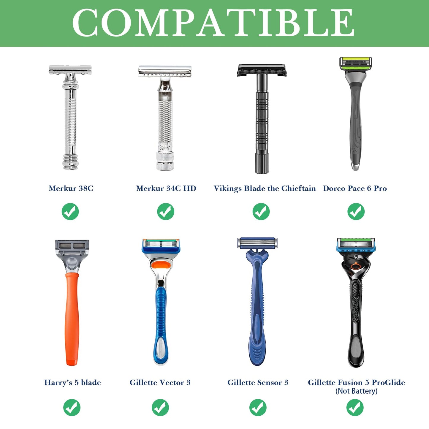 Linkidea 2 Pack Safety Razor Stand, Opening Dia 0.7" (18.5mm) Men Shaving Stand for Bathroom Countertop Compatible with Gillette SkinGuard (Dark Grey) Beauty and Personal Care Linkidea