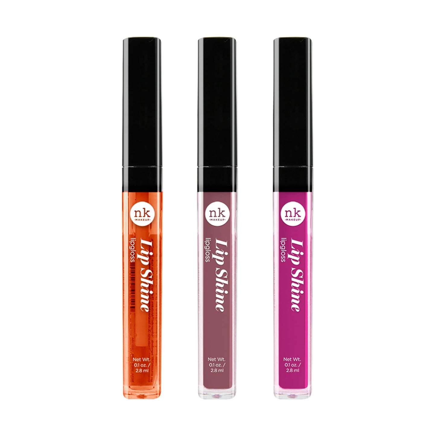 NICKA K NEW YORK Lipshine, Cosmetics, vibrant colors, bright colors, shining lips, lip shine, long lasting (AMZ285) Beauty & Personal Care NICKA K NEW YORK
