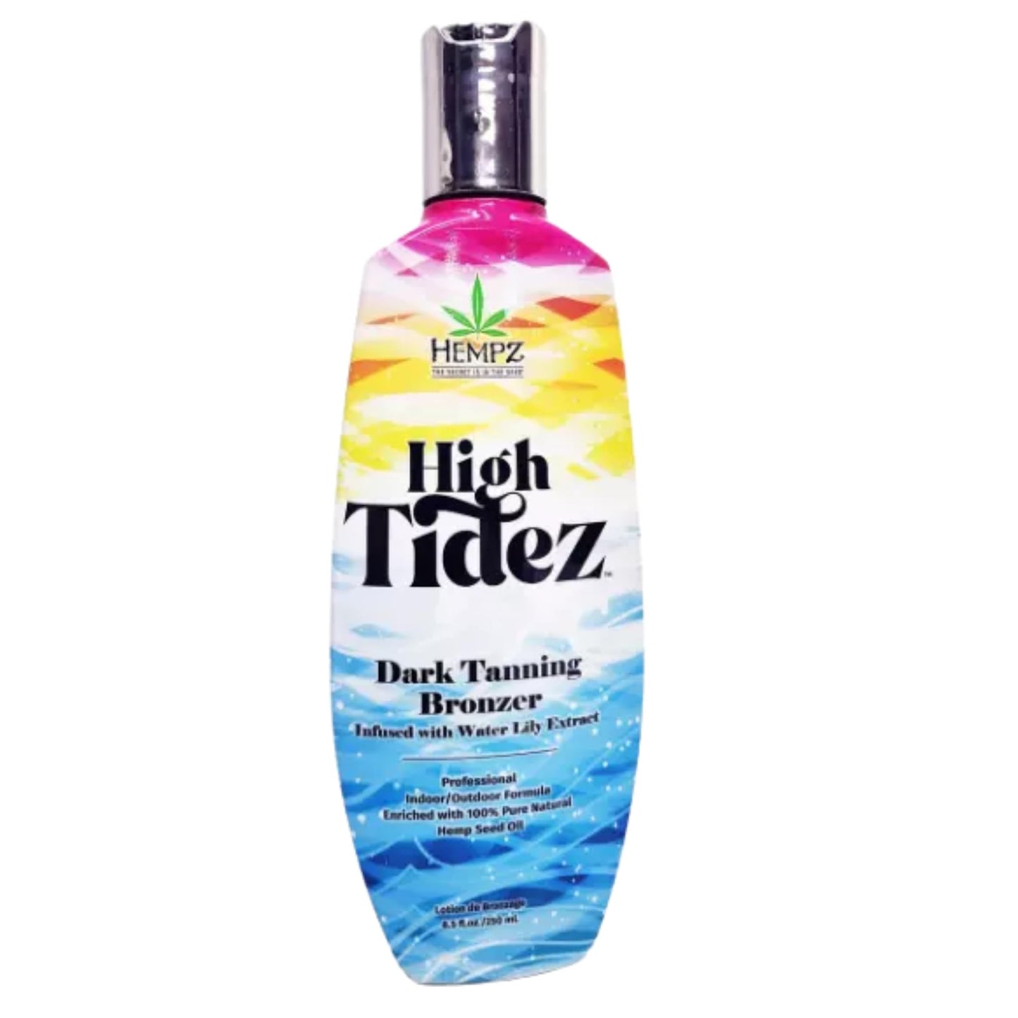 Hempz High Tidez Dark Tanning Bronzer Infused with Water Lily Extract Indoor/Outdoor 8.5oz Beauty & Personal Care Hempz