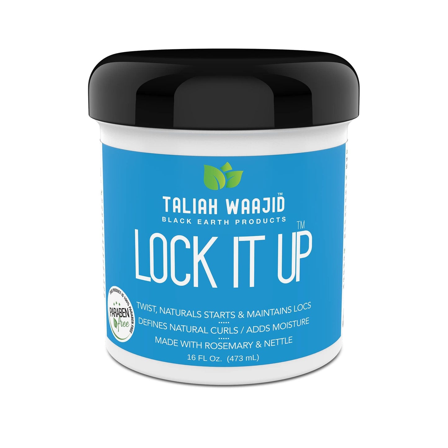 Taliah Waajid Black Earth Products Lock It Up Hair Styling Gel with Natural Ingredients, 16oz Beauty & Personal Care Taliah Waajid black earth products