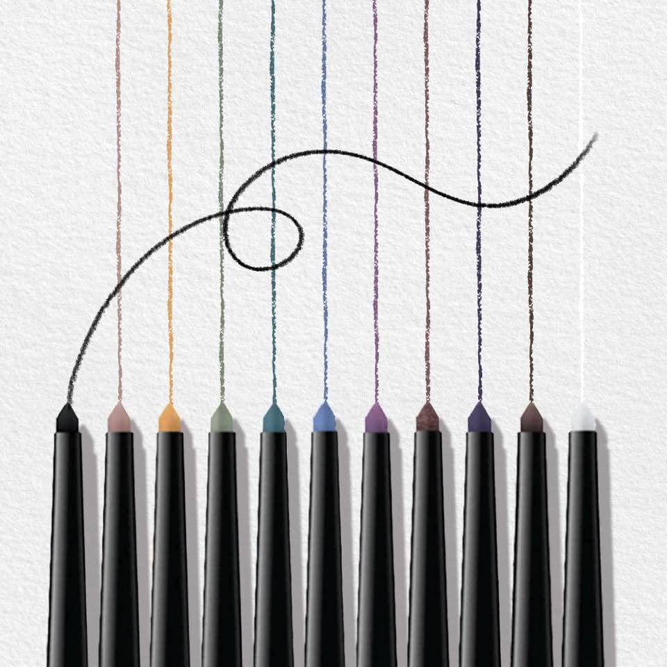 Sistar Ultimate Define Gel Eyeliner Pen Long Lasting Smudge Free Smooth Application Waterproof Liner (Midnight Blue) Beauty & Personal Care Sistar