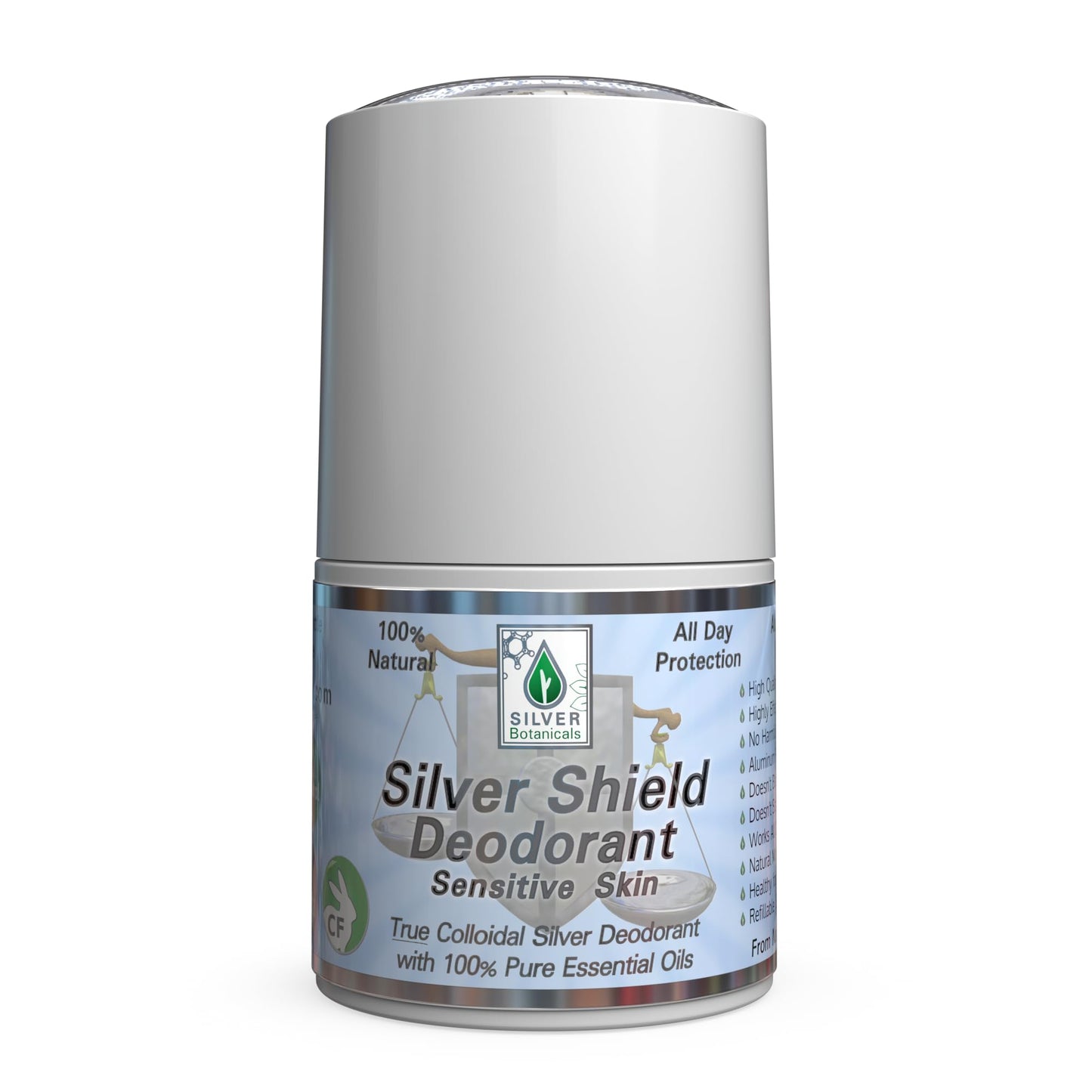 Silver Shield Deodorant - Sensitive Skin Formula Beauty and Personal Care Silver Botanicals