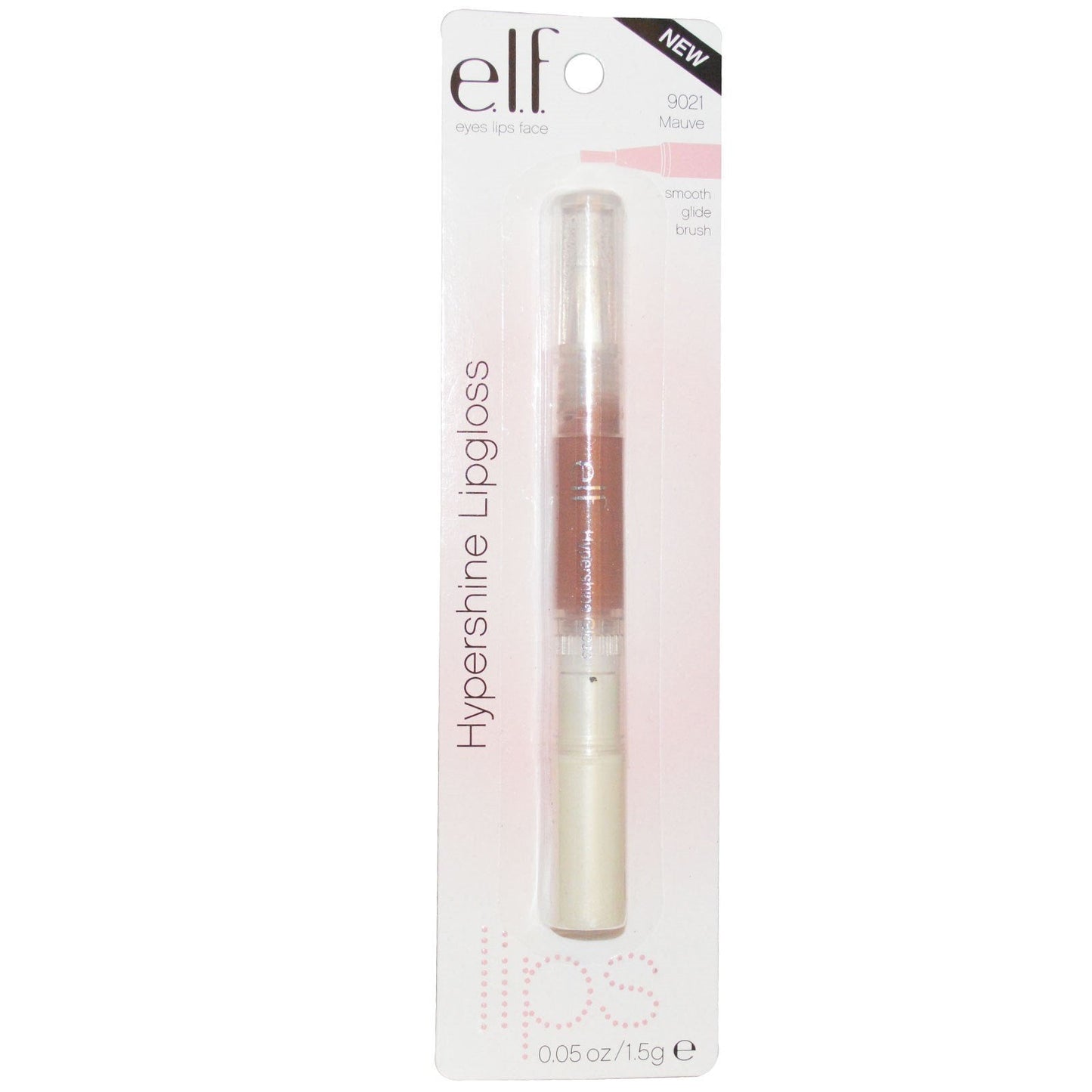 E.L.F. Cosmetics, Hypershine Lipgloss, Mauve, 0.05 oz (1.5 g) Beauty & Personal Care e.l.f.