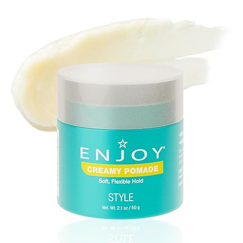 Enjoy Creamy Pomade, Lightweight, Non Greasy Formula for Flexible Control & Natural Shine (2.1 oz) Beauty & Personal Care Enjoy