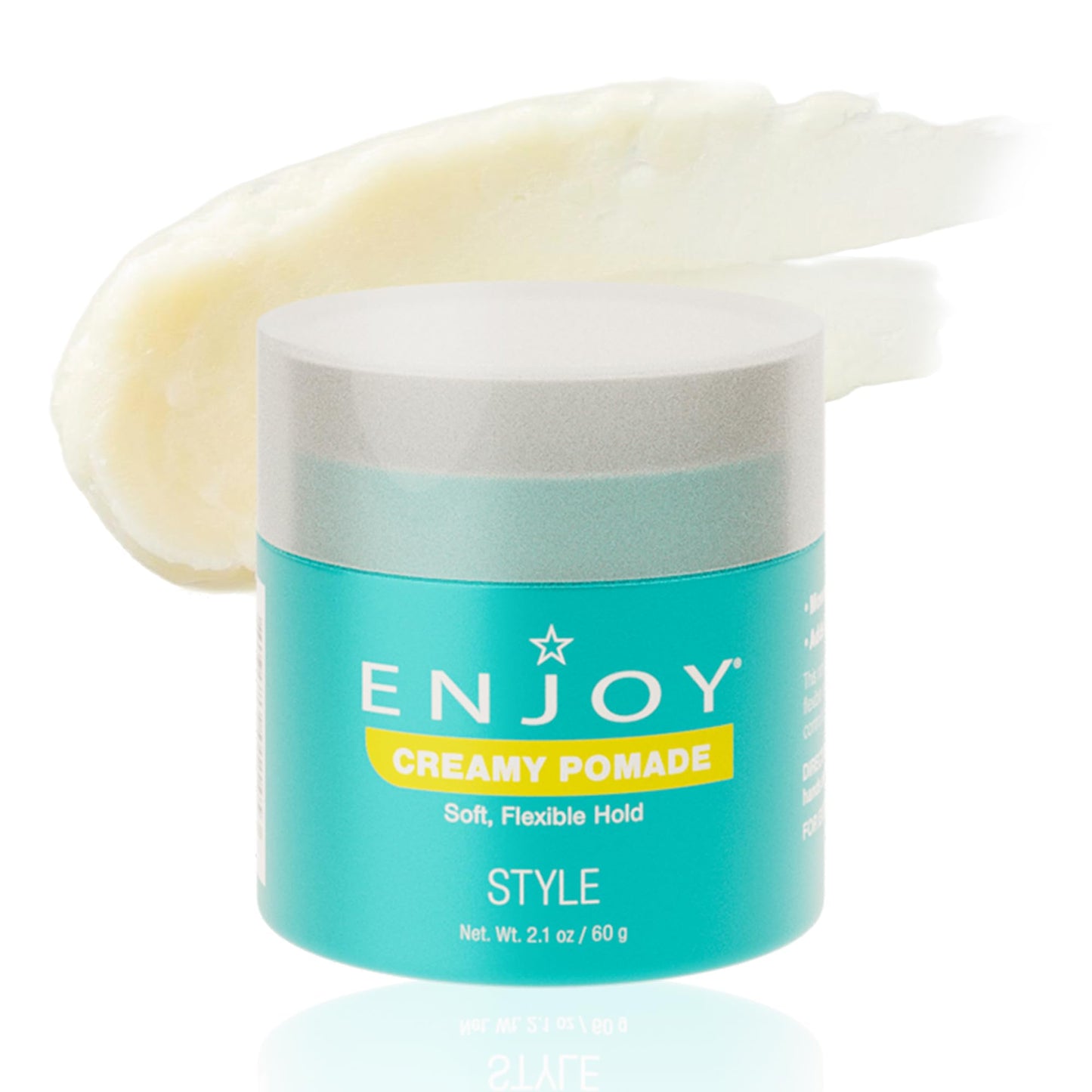 Enjoy Creamy Pomade, Lightweight, Non Greasy Formula for Flexible Control & Natural Shine (2.1 oz) Beauty & Personal Care Enjoy