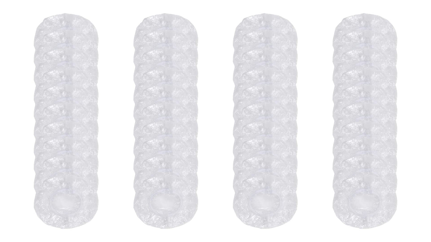 GOUWEIBA 100 pcs Clear Disposable Ear Protectors - Waterproof Ear Cover Caps for Hair Dye Shower Bathing Spa Salon Home Hotel Beauty & Personal Care GOUWEIBA