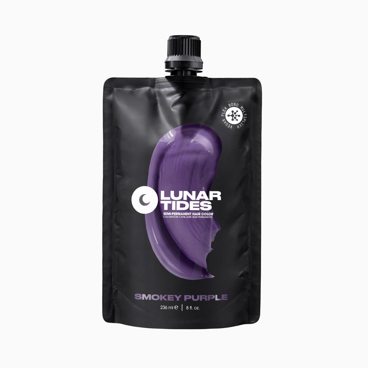 Lunar Tides Semi-Permanent Hair Color (43 colors) (Smokey Purple, 4 fl. oz.) Beauty & Personal Care Lunar Tides