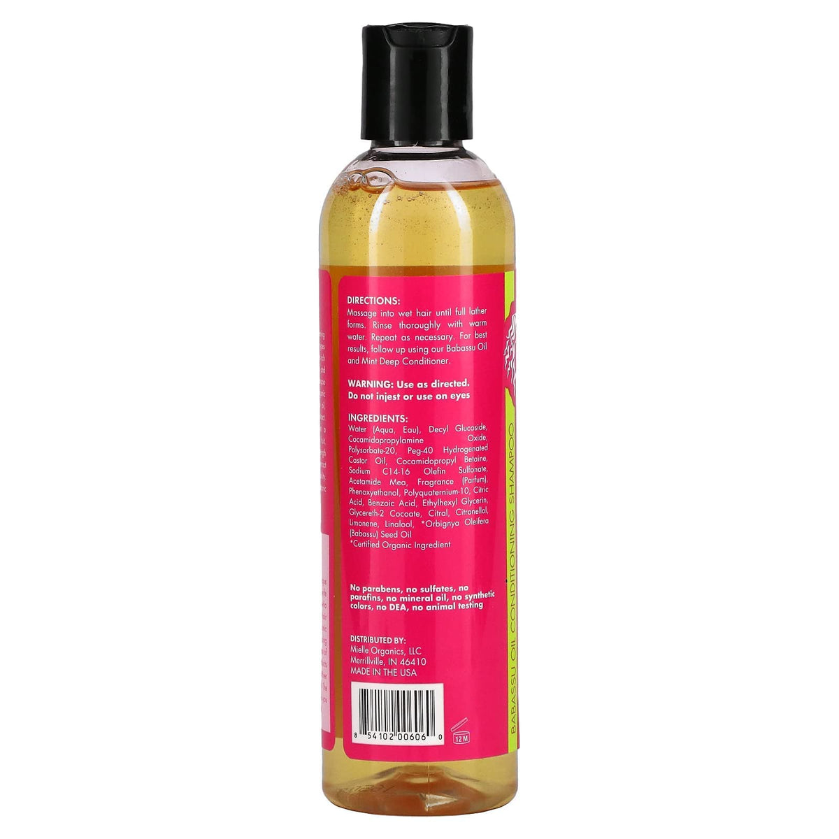 Mielle Babassu Conditioning Shampoo, 8 fluid ounces Beauty & Personal Care Mielle Organics