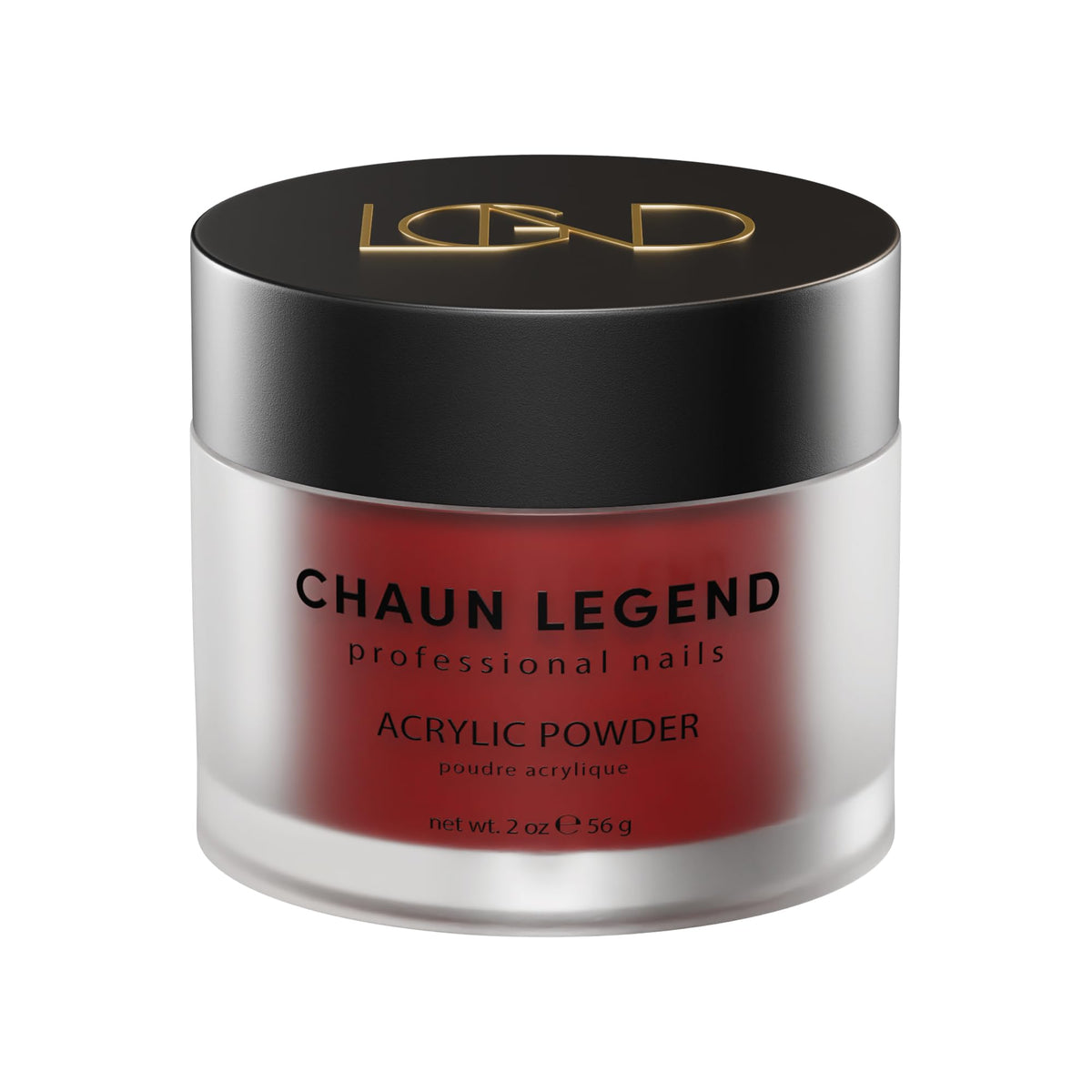 Chaun Legend Acrylic Powder, 2 Oz Long Lasting Salon Quality, Bubble Free, Self Leveling Professional Manicures, Fake Nails, Carving & Extensions