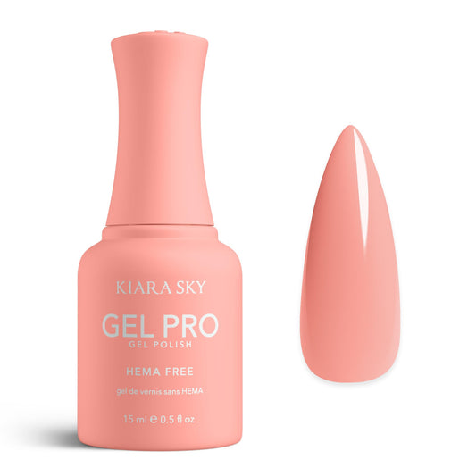 KIARA SKY Gel Pro HEMA-Free Gel Nail Polish | Full Coverage, 28+ Day Wear, Self-Leveling, UV/LED Soak-Off, 0.5 fl oz | Day Dreaming #026