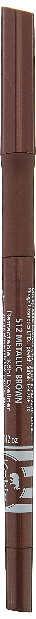 Kokie Cosmetics Retractable Kohl Eyeliner, Metallic Brown, 0.012 Ounce Beauty & Personal Care Kokie