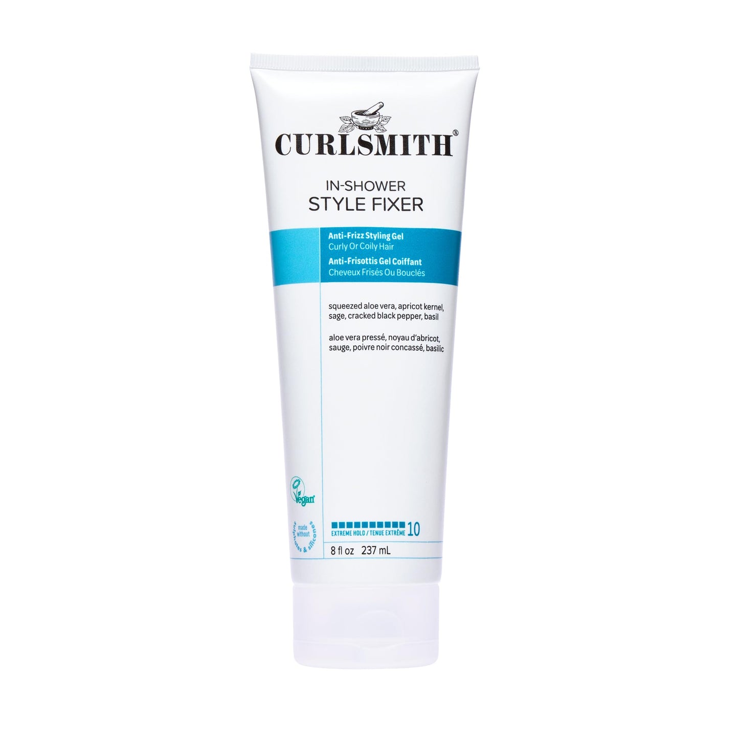 CURLSMITH - In-Shower Style Fixer - Vegan Extreme Hold Styling Gel for Dry, Wavy, Curly or Coily Hair (8oz) Beauty & Personal Care CURLSMITH