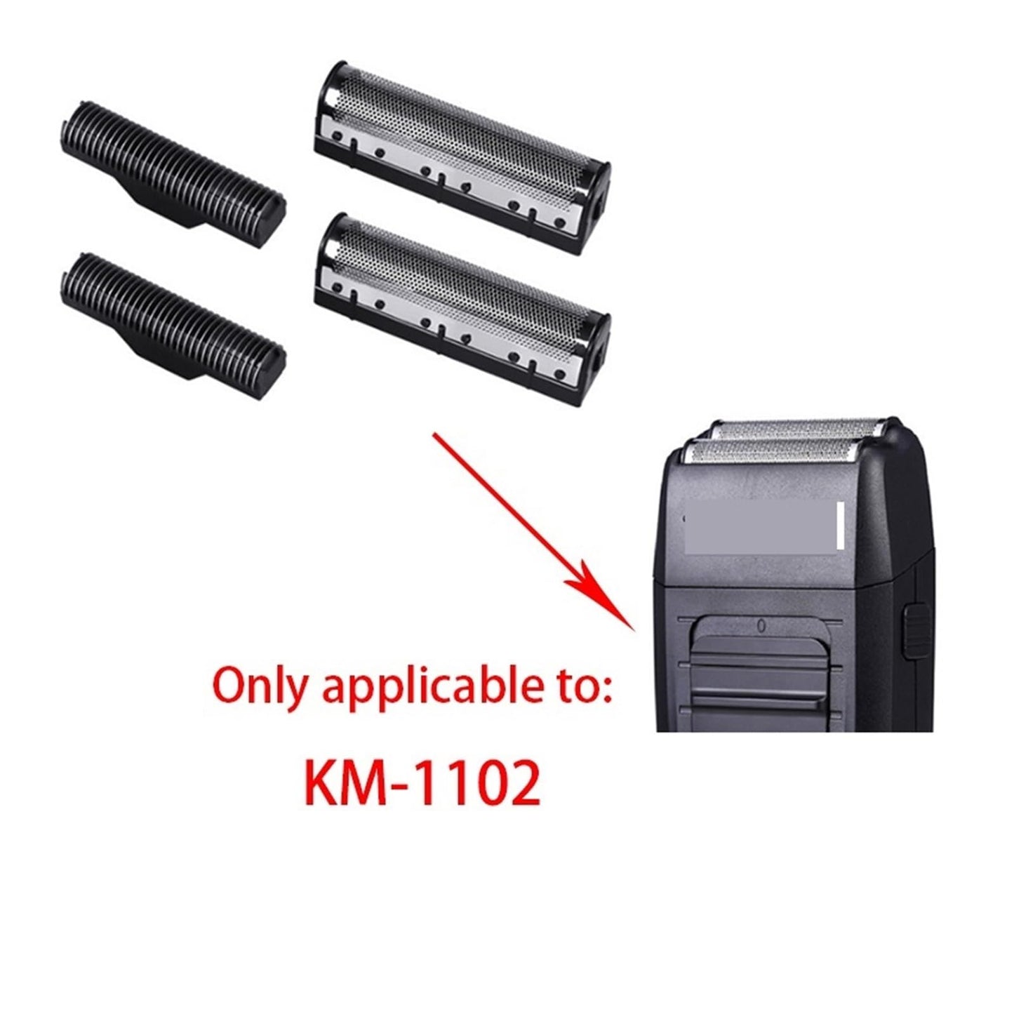 Compatible for Kemei? KM-1102?Electric Shaver Blade Razor Blade Net Replacement of Shaver Blade Accessory(1set) Beauty and Personal Care UCVJXDEM