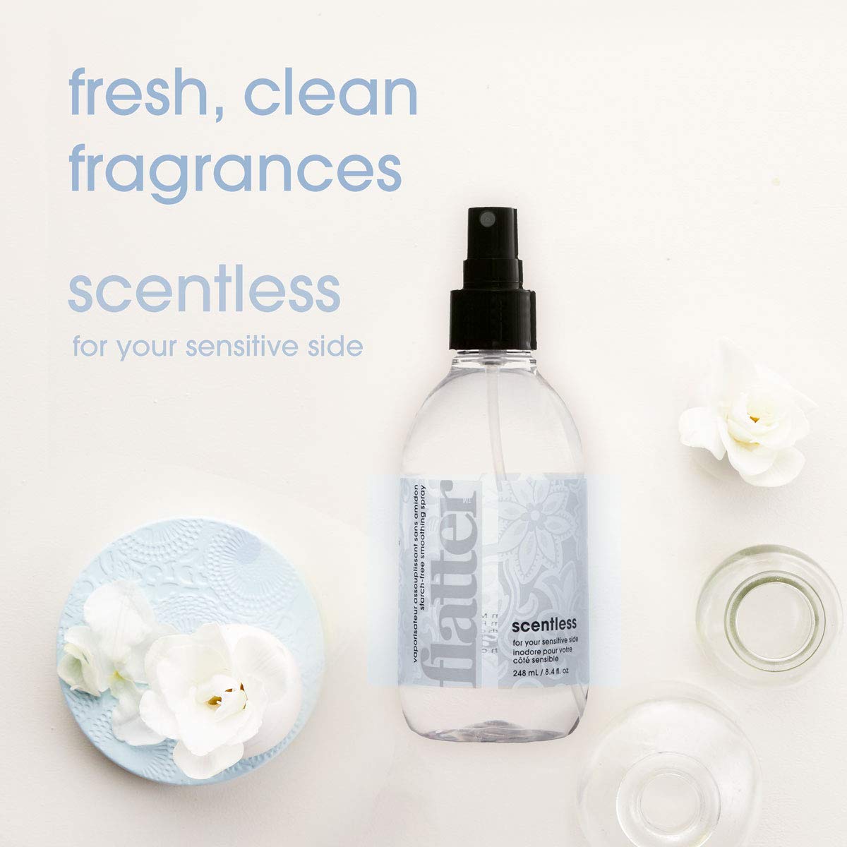 Soak Flatter Smoothing Spray Naturally-derived Wrinkle Release Spray | Starch-Free Alternative for Ironing, Quilting & Sewing | 8oz | (Scentless) Beauty & Personal Care Soak