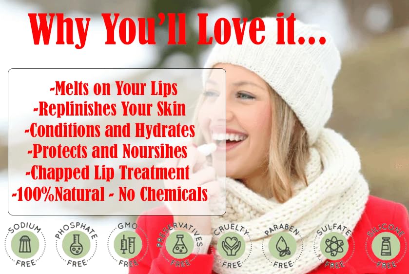 Northridge Oak - 100% All Natural Lip Balm - Blood Orange 5 Pack Beauty and Personal Care Northridge Oak