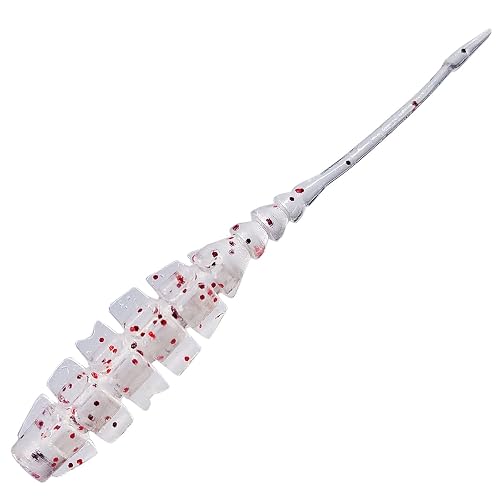 Mustad Ajisworm Napnaf, 2-Inch #010 UV Clear Red Glitter Beauty & Personal Care Mustad